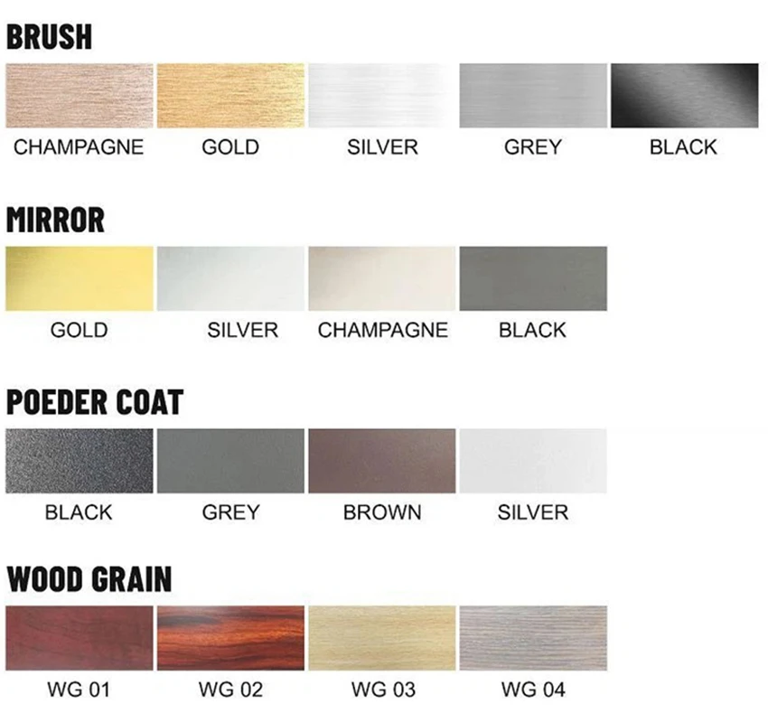 stair nosing trim color