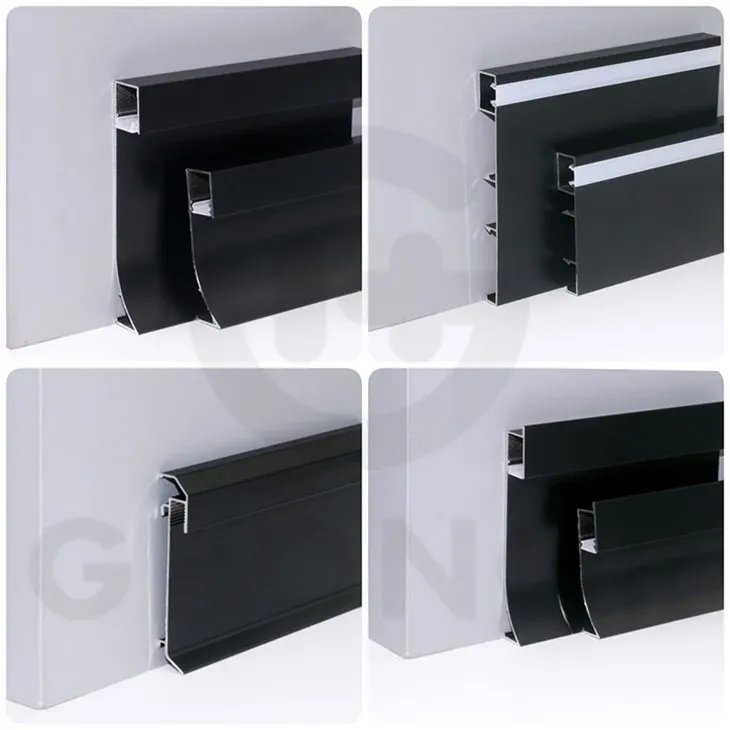 light up aluminum skirting board